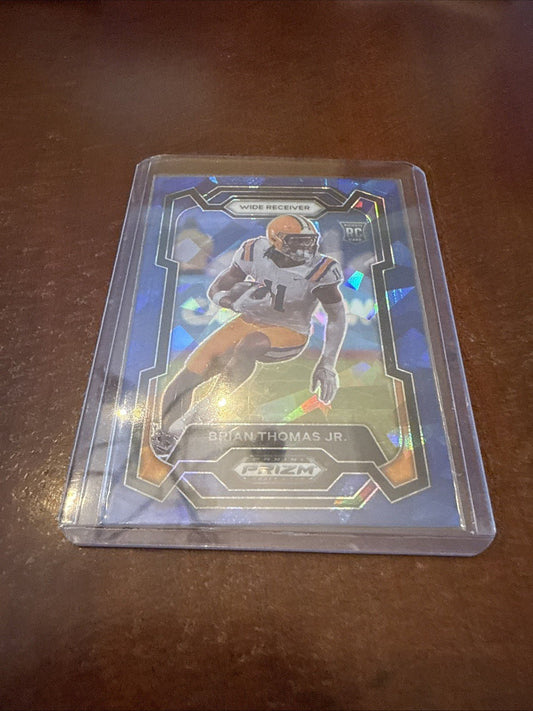 2024 Panini Prizm Draft Picks - Brian Thomas Jr. #118 Blue Ice Prizm /99 (RC) - Kyle’s Football Cards