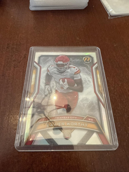 2024 Topps Resurgence Refractor Xavier Worthy RC #143 - Kyle’s Football Cards