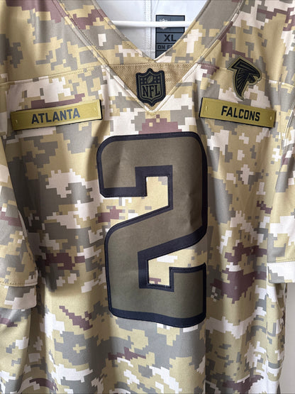 Men's Nike Matt Ryan #2 Atlanta Falcons Salute to Service NFL Jersey Sz XL RARE