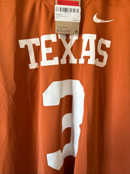 Men’s Nike Quinn Ewers #3 Texas Longhorns NCAA Jersey Sz L - NWT RARE