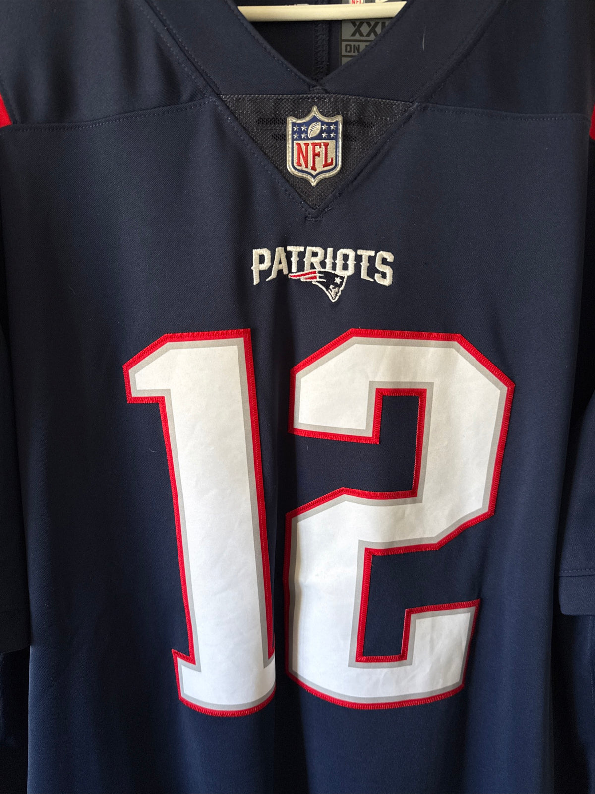 Men’s Nike Tom Brady #12 New England Patriots Vapor Lmtd NFL Jersey Sz 2XL RARE