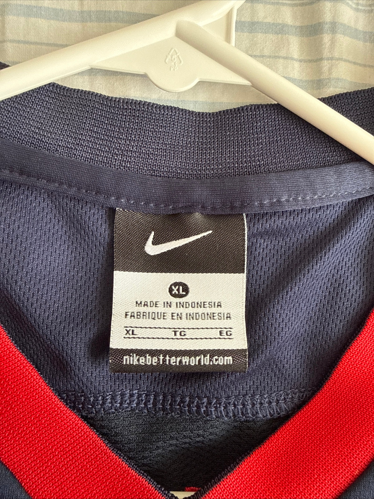 Men’s Nike David Robinson #5 Team USA 1992 Olympics Jersey Sz XL - Blue RARE