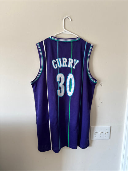 Men's Mitchell & Ness Dell Curry #30 Charlotte Hornets 1992/93 Jersey Sz XL RARE