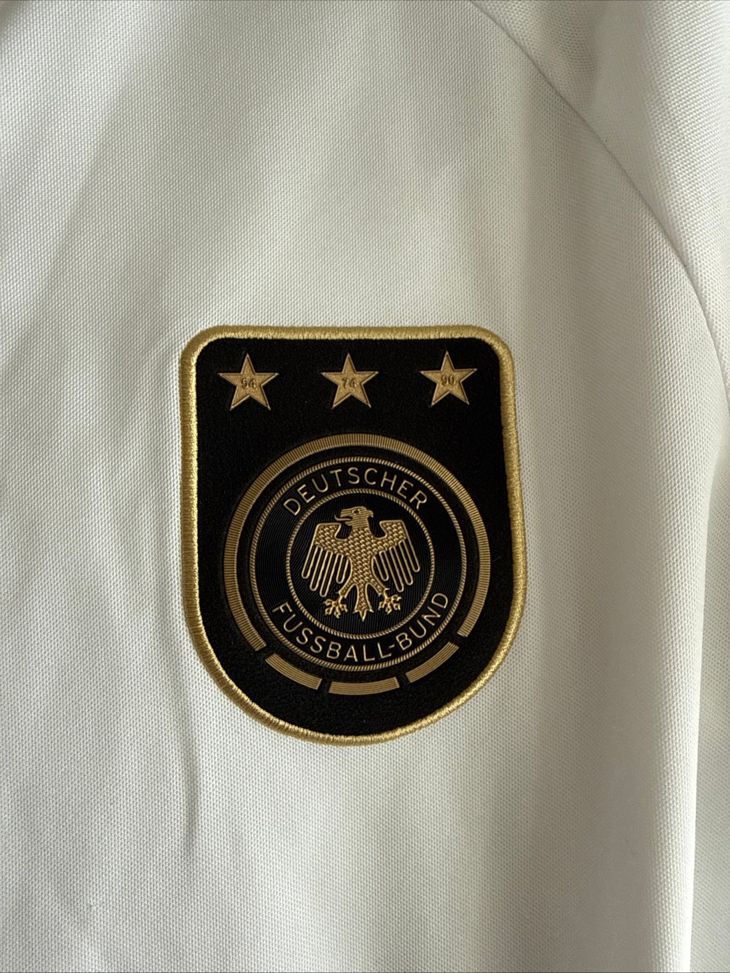 Men’s adidas Germany 2010/11 Training Football Striped Soccer Jersey Sz M