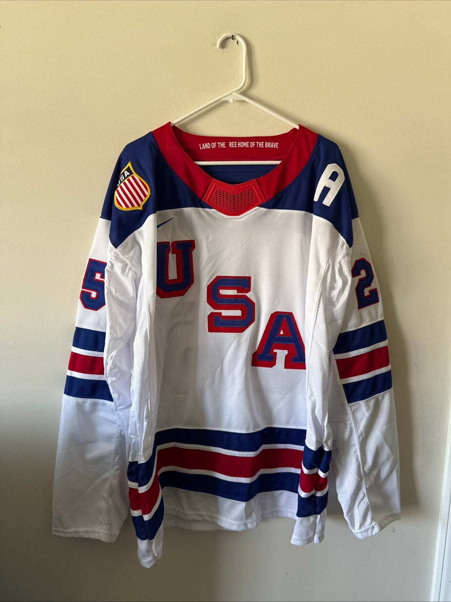 Men's Nike Charlie McAvoy #25 Team USA 2026 Winter Olympics Jersey Sz XL - RARE