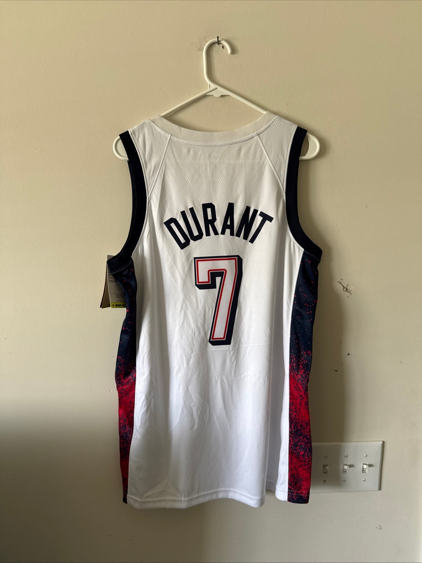 Men’s Nike Kevin Durant #7 Team USA 2024 Paris Olympics Jersey Sz 48 - NWT RARE