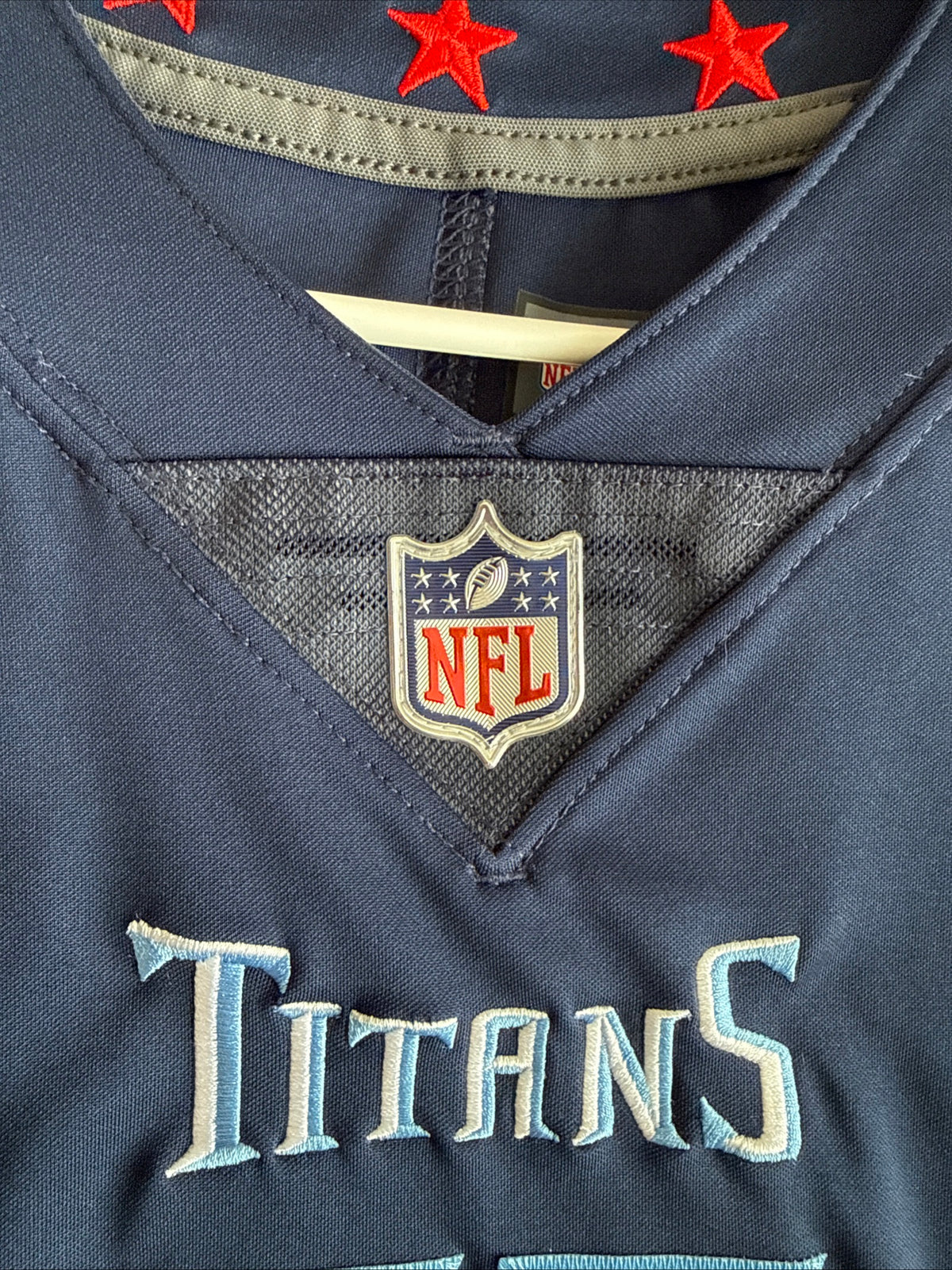 Men’s Nike AJ Brown #11 Tennessee Titans Vapor Lmtd Jersey Sz L - Blue RARE