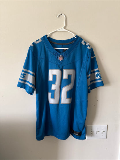 Men's Nike D'Andre Swift #32 Detroit Lions Vapor Lmtd Jersey Sz M - RARE
