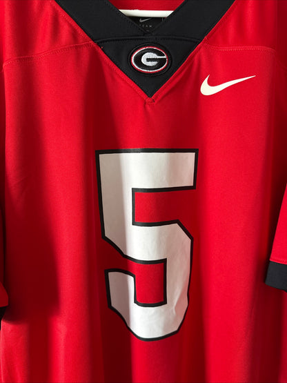 Men’s Nike Adonai Mitchell #5 Georgia Bulldogs NCAA Alumni Jersey Sz L - RARE