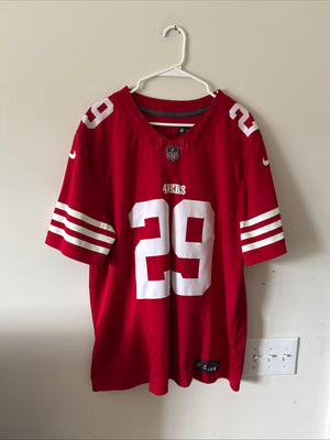 Men's Nike Talanoa Hufanga #29 SF 49ers Vapor Lmtd NFL Jersey Sz XL - Red RARE