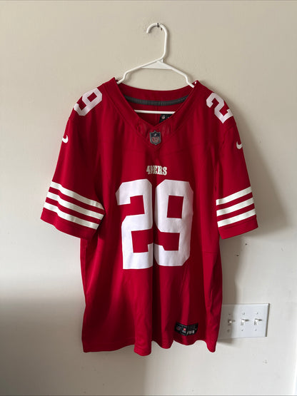 Men's Nike Talanoa Hufanga #29 SF 49ers Vapor Lmtd NFL Jersey Sz XL - Red RARE