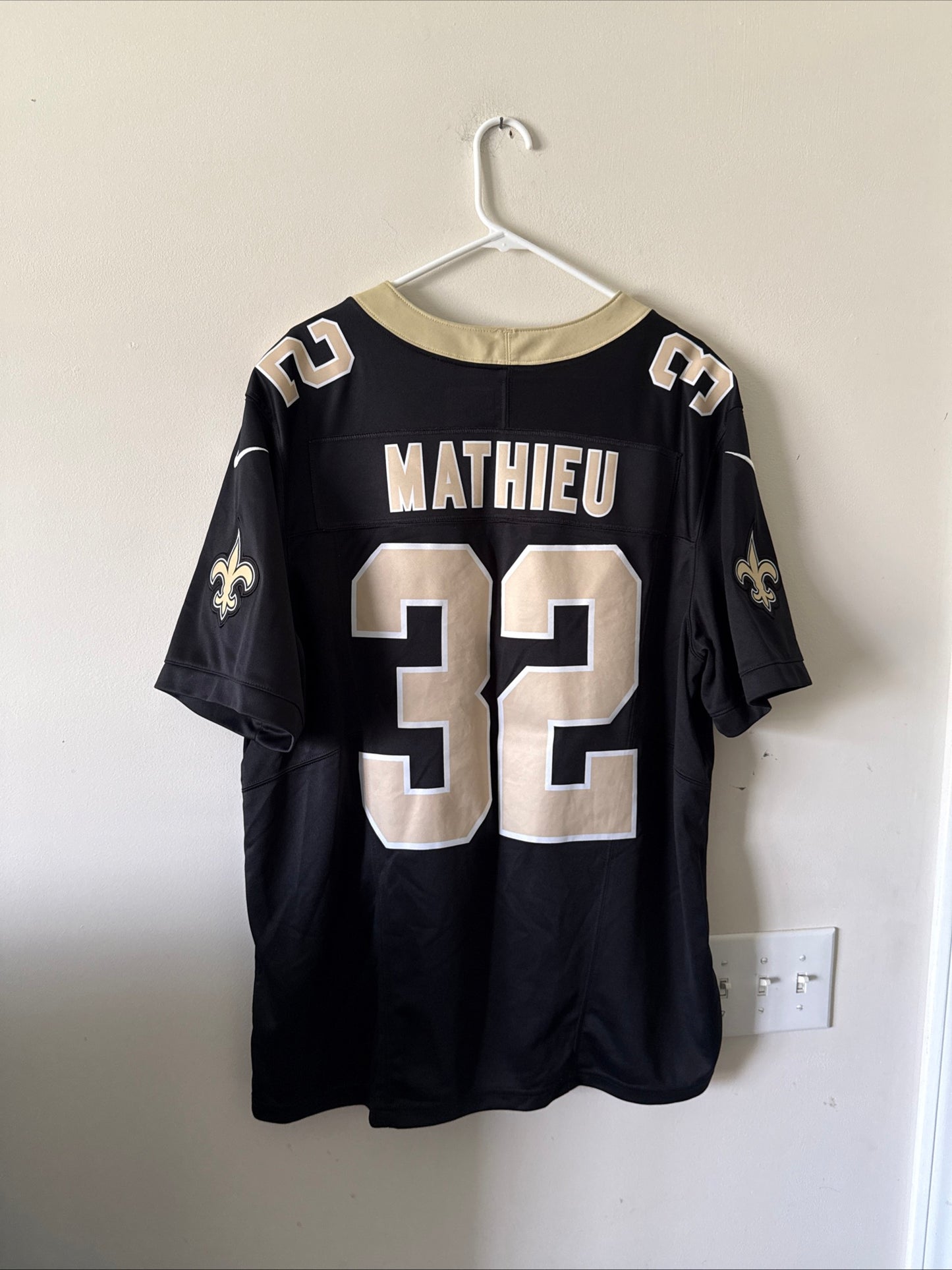 Men’s Nike Tyrann Mathieu #32 New Orleans Saints Vapor Lmtd Jersey Sz XL - RARE