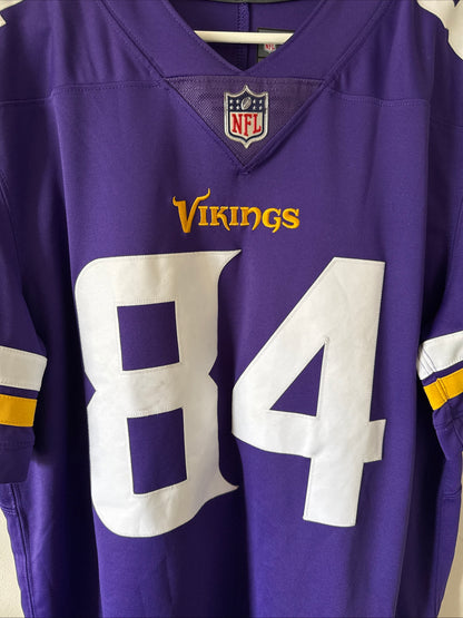 MEN’S NIKE RANDY MOSS #84 MINNESOTA VIKINGS VAPOR LMTD NFL JERSEY SZ M - RARE