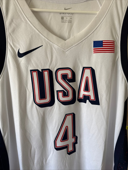 Men’s Nike Stephen Curry #4 Team USA 2024 Paris Olympics Jersey Sz 52 - NWT RARE