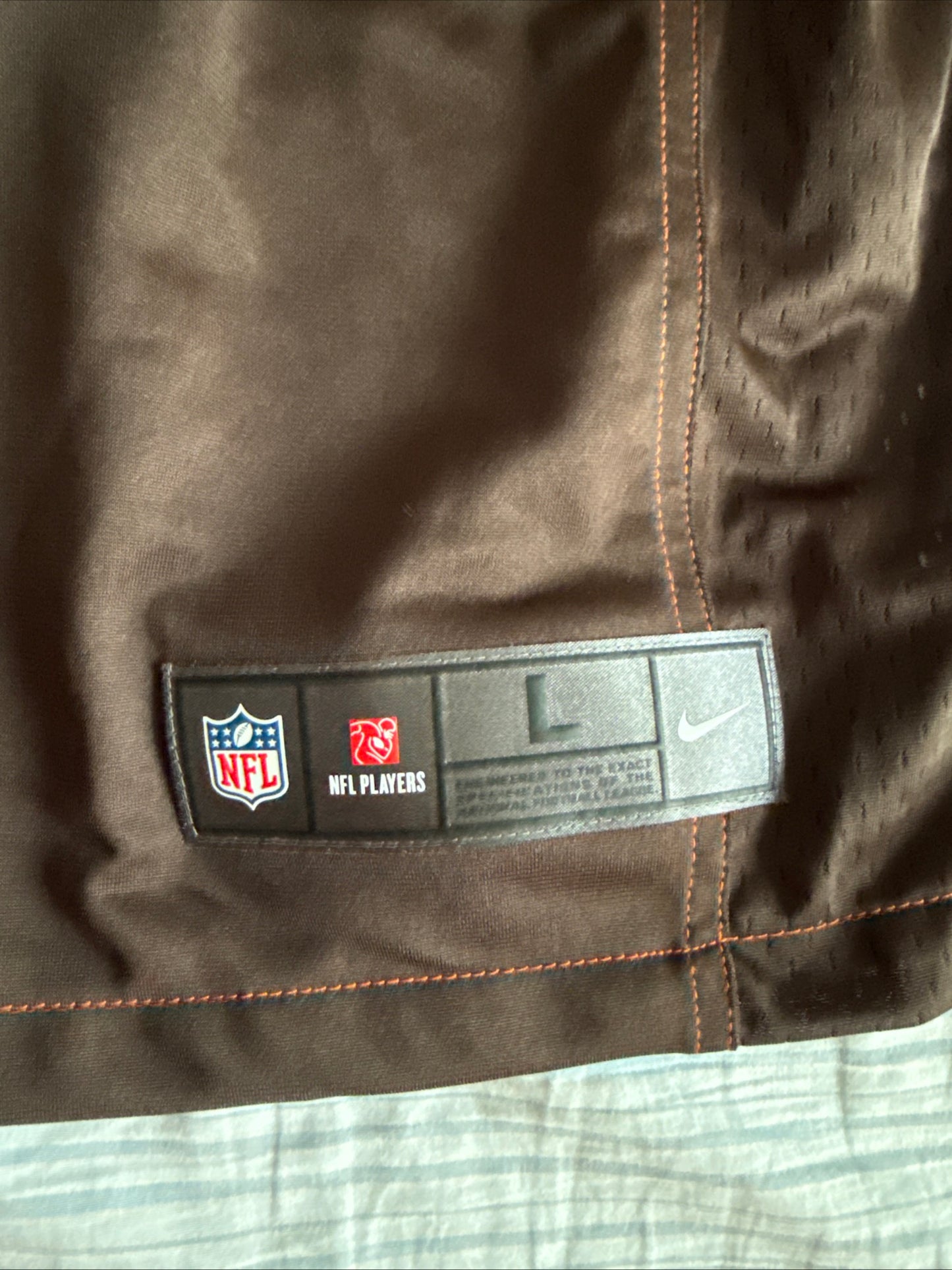 Men’s Nike Baker Mayfield #6  Cleveland Brown NFL 100 Limited Jersey Sz L - RARE