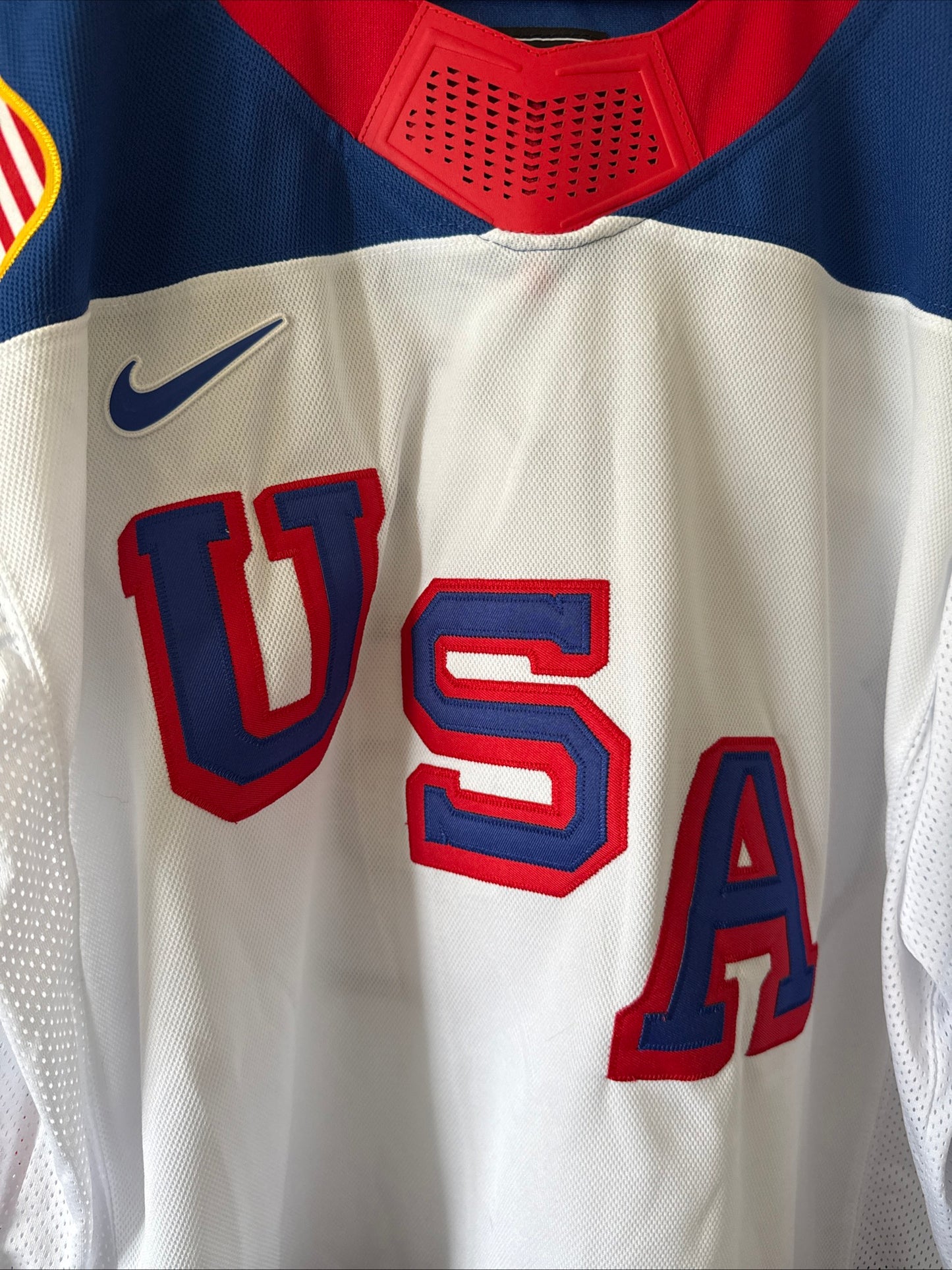 Men’s Nike Jack Hughes #86 Team USA Hockey Jersey 2026 Olympics Sz XL White RARE
