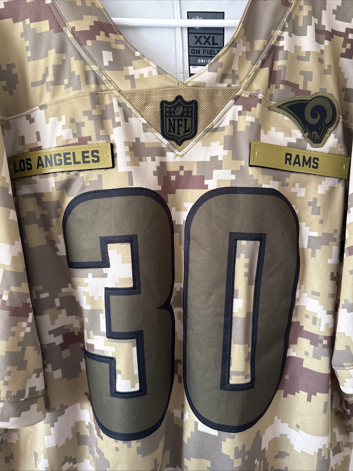 Men’s Nike Todd Gurley II #30 LA Rams Salute To Service Lmtd Jersey Sz 2XL RARE