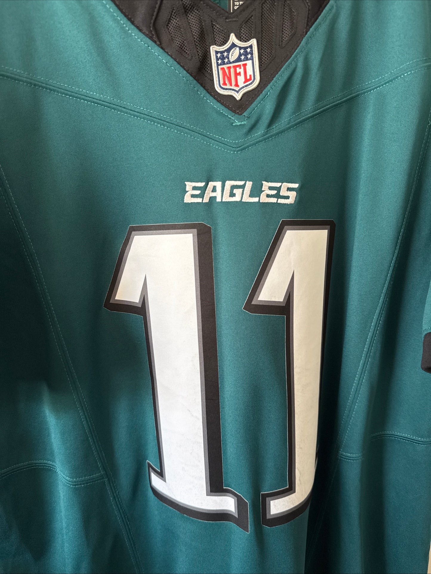 Men’s Nike AJ Brown #11 Philadelphia Eagles Vapor Lmtd Jersey Sz L - Green RARE