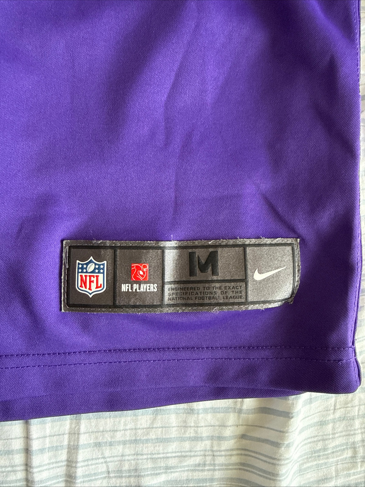 MEN’S NIKE RANDY MOSS #84 MINNESOTA VIKINGS VAPOR LMTD NFL JERSEY SZ M - RARE