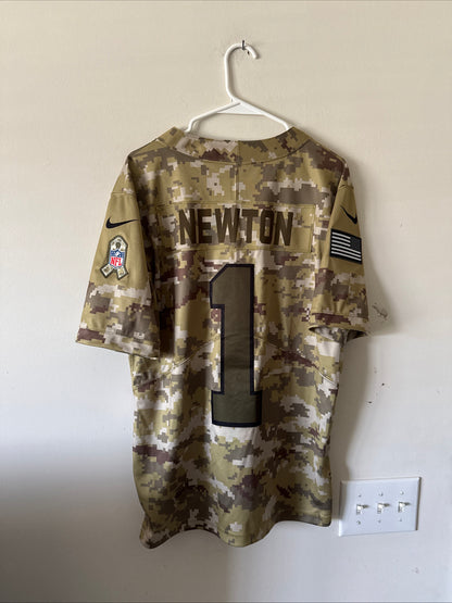 Men's Nike Cam Newton #1 Carolina Panthers Salute to Service Limited Jersey Sz M