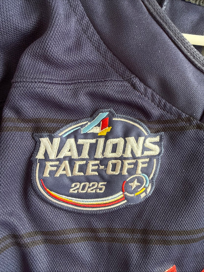 Men’s Fanatics Brady Tkachuk #7 Team USA 4 Nations Face-Off Jersey Sz 54 RARE