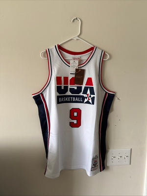 Men’s Mitchell & Ness Michael Jordan #9 1992 Dream Team Jersey Sz XL - NWT RARE