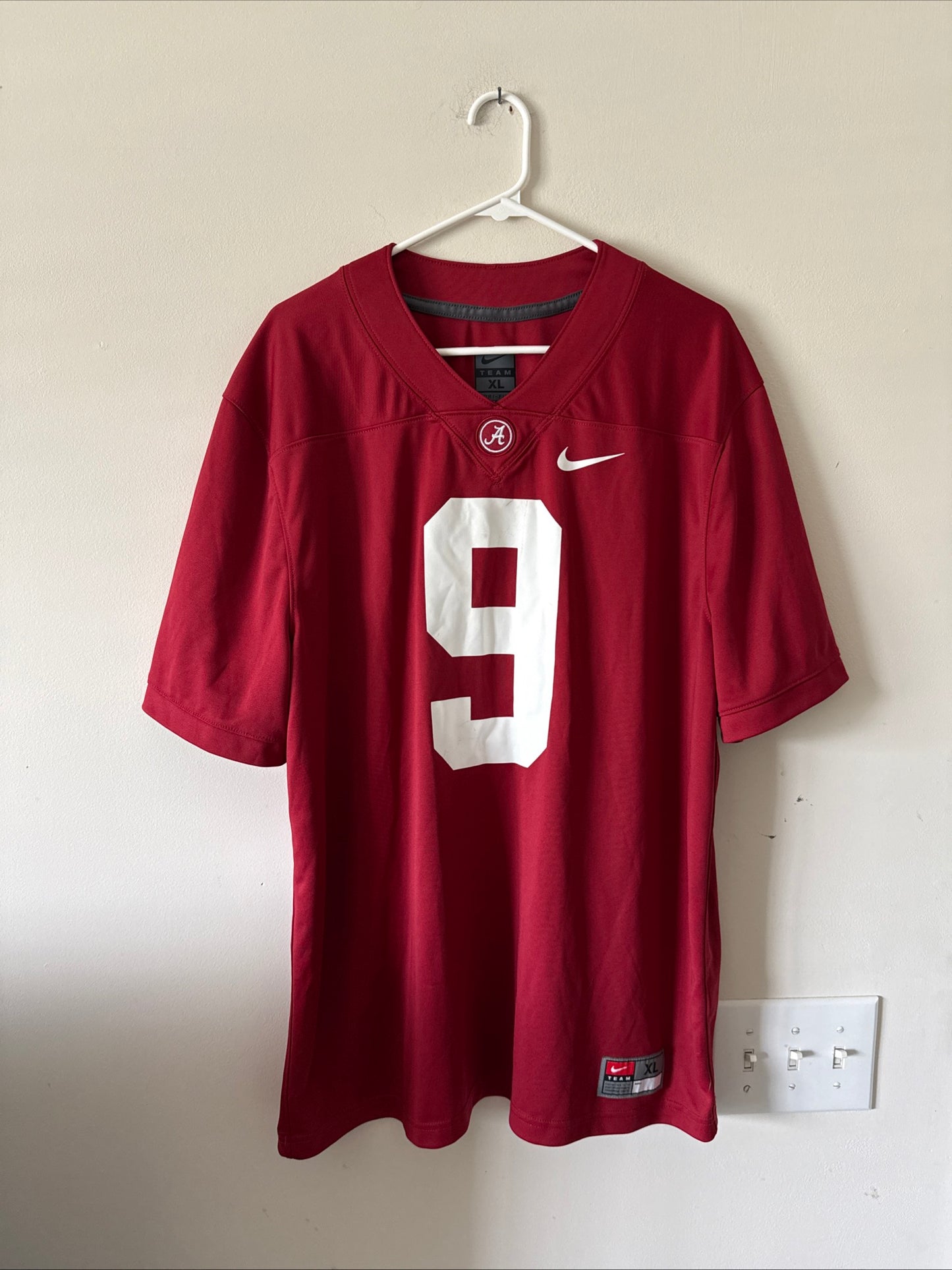 Men's Nike Amari Cooper #9 Alabama Crimson Tide Jersey NCAA Size XL - Maroon