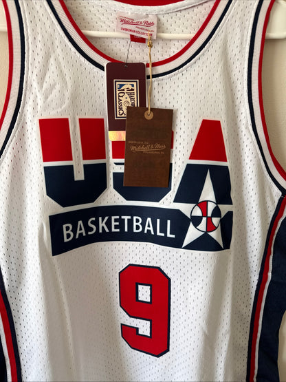 Men’s Mitchell & Ness Michael Jordan #9 1992 Dream Team Jersey Sz L - NWT RARE