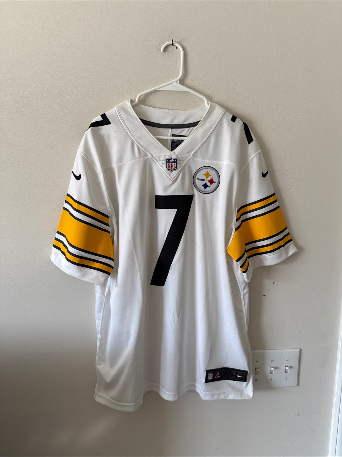 Men's Nike Ben Roethlisberger #7 Pittsburgh Steelers Vapor Lmtd Jersey Sz XL