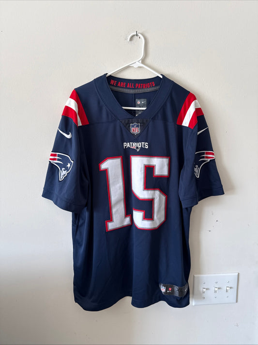 Men's Nike Chris Hogan #15 New England Patriots Vapor Lmtd Jersey Sz XL - RARE
