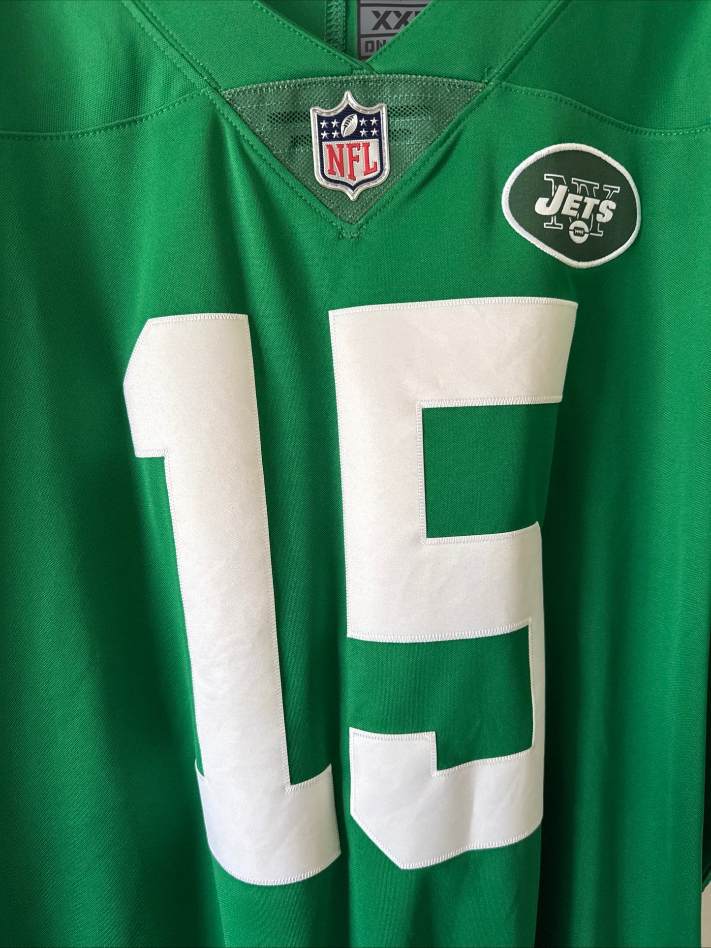 Men’s Nike Brandon Marshall #15 New York Jets Vapor Limited Jersey Sz 2XL - RARE