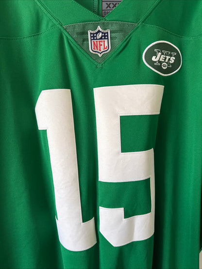Men’s Nike Brandon Marshall #15 New York Jets Vapor Limited Jersey Sz 2XL - RARE