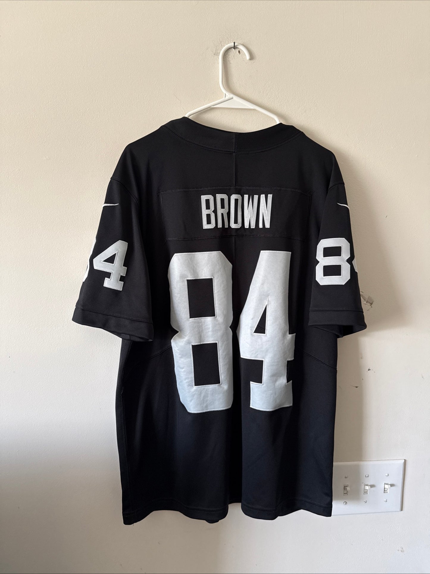 Men’s Nike Antonio Brown #84 Oakland Raiders Vapor Lmtd NFL Jersey Sz L - RARE