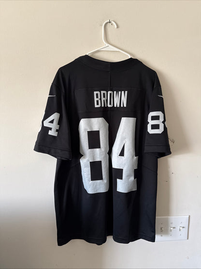 Men’s Nike Antonio Brown #84 Oakland Raiders Vapor Lmtd NFL Jersey Sz L - RARE