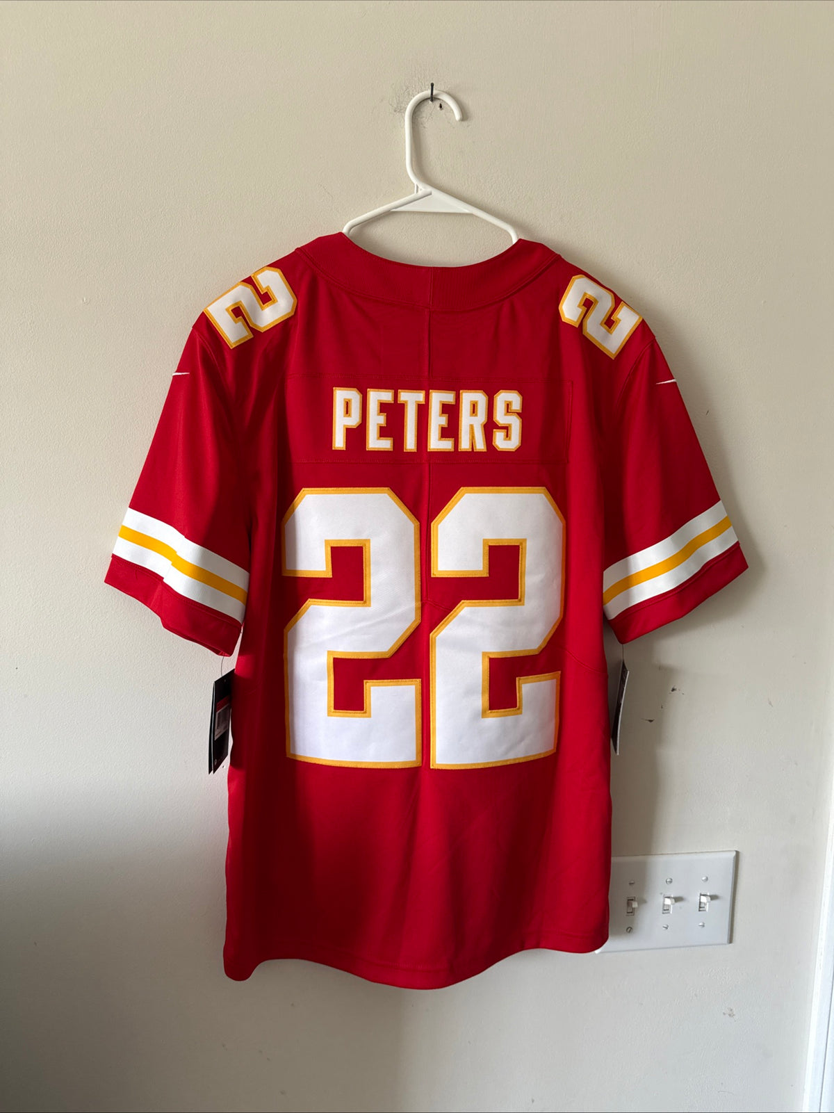 Men’s Nike Marcus Peters #22 KC Chiefs Vapor Lmtd NFL Jersey Sz L - NWT RARE