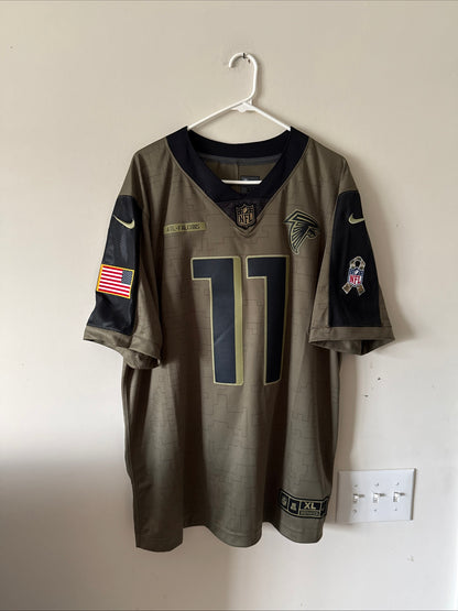 Men’s Nike Julio Jones #11 Atlanta Falcons Salute To Service Jersey Sz XL - RARE