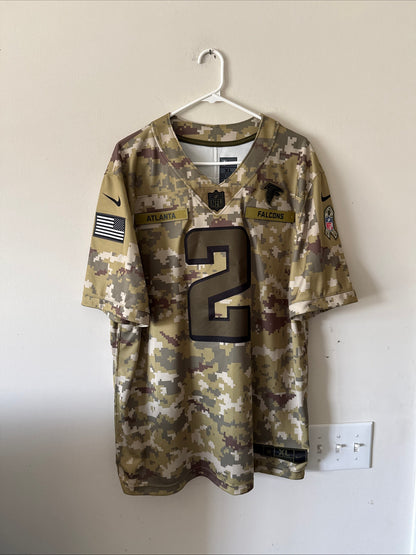 Men's Nike Matt Ryan #2 Atlanta Falcons Salute to Service NFL Jersey Sz XL RARE