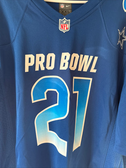 Men's Nike Ezekiel Elliott #21 Cowboys 2019 Pro Bowl Game Jersey Sz 2XL - RARE