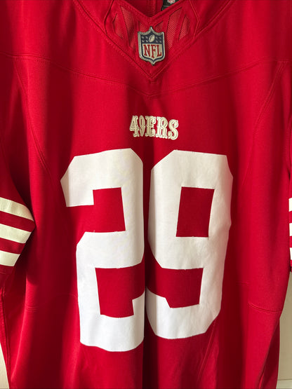 Men's Nike Talanoa Hufanga #29 SF 49ers Vapor Lmtd NFL Jersey Sz XL - Red RARE