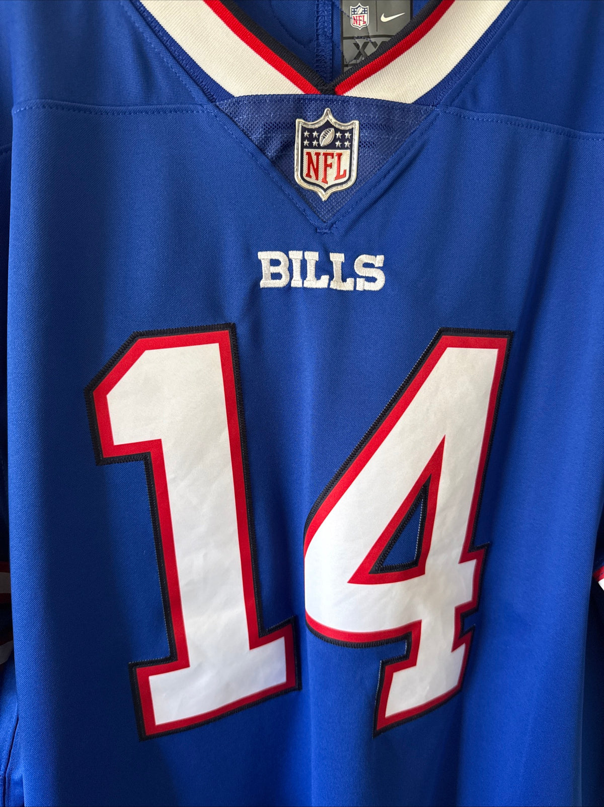 Men's Nike Stefon Diggs #14 Buffalo Bills Vapor Lmtd NFL Jersey Sz 2XL - RARE