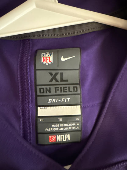Men’s Nike Stefon Diggs #14 Autographed Vikings Vapor Lmtd Jersey Sz XL - RARE
