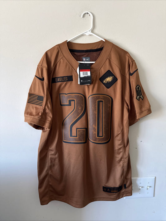 Men's Nike Brian Dawkins #20 Eagles Salute To Service NFL Jersey Sz L - NWT RARE