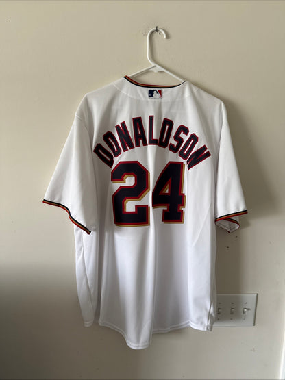 Men’s Nike Josh Donaldson #24 Minnesota Twins Home MLB Jersey Sz XL - White RARE