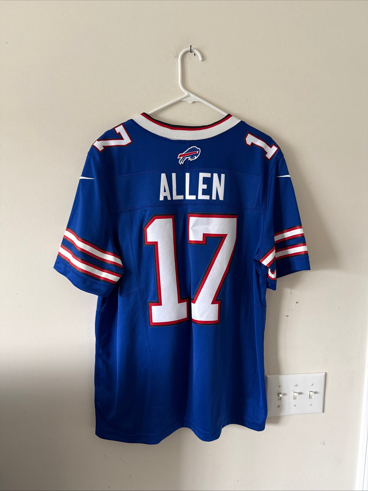 Men's Nike Josh Allen #17 Buffalo Bills Vapor Lmtd NFL Jersey Sz L - Blue RARE