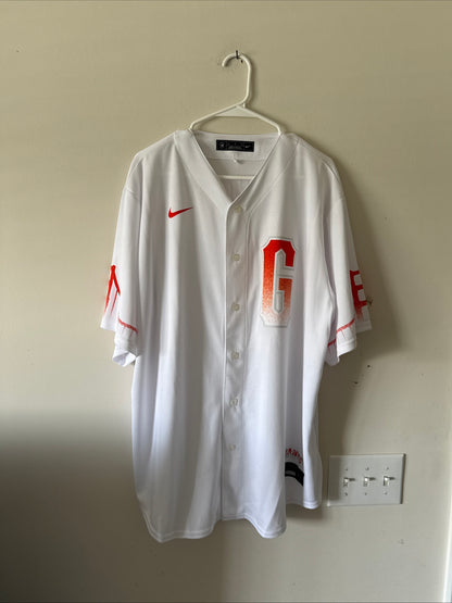 Men's Nike Brandon Crawford #35 SF Giants 2021 City Connect Jersey Sz XL - RARE
