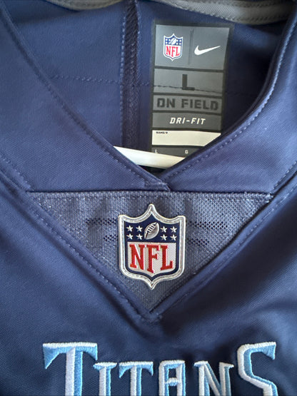 Men's Nike Malik Willis #7 Tennessee Titans Vapor Lmtd NFL Jersey Sz L - RARE