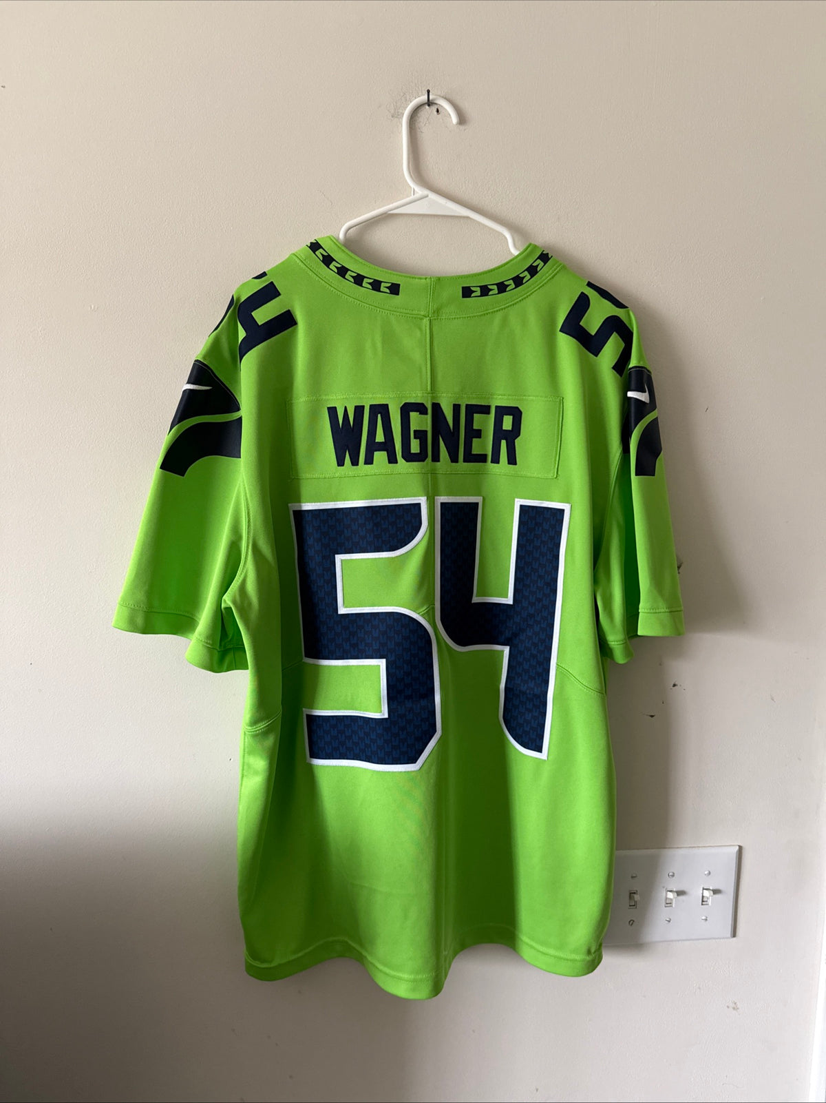 Men's Nike Bobby Wagner #54 Seahawks Vapor Lmtd Color Rush Jersey Sz XL - RARE