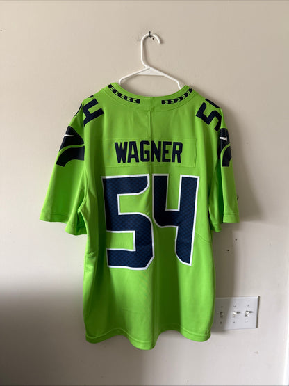 Men's Nike Bobby Wagner #54 Seahawks Vapor Lmtd Color Rush Jersey Sz XL - RARE