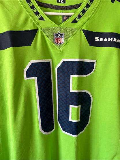 Men's Nike Tyler Lockett #16 Seattle Seahawks Vapor Lmtd Color Rush Jersey Sz XL