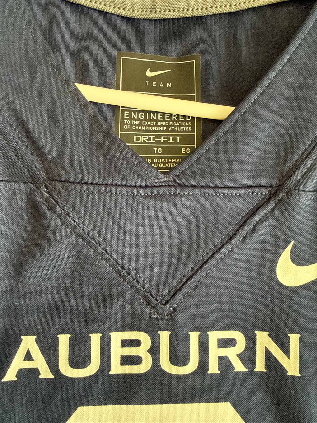 MEN’S NIKE CAM COLEMAN #8 AUBURN TIGERS NCAA FOOTBALL JERSEY SZ XL - BLUE RARE